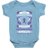 Never Underestimate The Strength Of A Gynecologic Cancer Warrior Baby Bodysuit