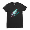 ask me about dinosaurs Ladies Fitted T-Shirt