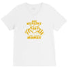 bee healthy  eat your honey V-Neck Tee