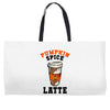 pumpkin space latte Weekender Totes