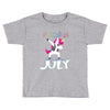 july born unicorns Toddler T-shirt