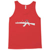 banksy style ak47 art   funny Tank Top