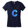 c 3d Women's V-Neck T-Shirt