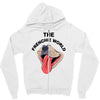 the frenchie world Zipper Hoodie