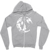 i shoot with my mind Zipper Hoodie