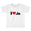 i love jet ski racing Toddler T-shirt