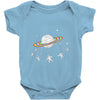 saturn go round Baby Onesie