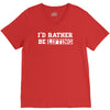 i'd rather be lifting V-Neck Tee