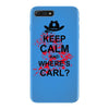 keep calm and where's carl tshirt the walking zombie tee apocalypes fu iPhone 7 Plus Case