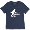 gfoot t shirt funny t shirt cool tshirt sasquatch shirt kids tee shirt V-Neck Tee