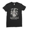 white lotus Ladies Fitted T-Shirt