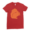 squirrel Ladies Fitted T-Shirt