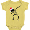 skeleton dabbing christmas Baby Bodysuit