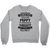 Super Cool Poppy Of A Freaking Awesome Granddaughter Crewneck Sweatshirt