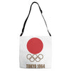 retro tokyo 1964 olympic games Adjustable Strap Totes