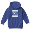 reindeer christmas ugly sweater Youth Hoodie