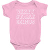 verry stable genius Baby Onesie