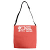 i'm here because you broke something Adjustable Strap Totes