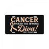 Cancer Picked The Wrong Diva License Plate