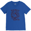 blind love fire heart V-Neck Tee