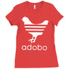 white adobo Ladies Fitted T-Shirt