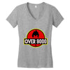 Over 9000 DBZ Vegeta Women's V-Neck T-Shirt