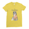 the big meowski Ladies Fitted T-Shirt
