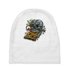 pizzaskull sticker original Baby Beanies