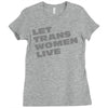let trans women live Ladies Fitted T-Shirt