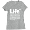 life  available for a limited time only Ladies Fitted T-Shirt
