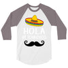 hola bitchachos 3/4 Sleeve Shirt
