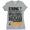 Strong Independent Motivated Scorpio Ladies Fitted T-Shirt