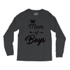 mom of boys Long Sleeve Shirts