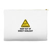 keep out of direct sunlight Accessory Pouches