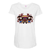 death puff girl Maternity Scoop Neck T-shirt
