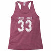 polk high Racerback Tank