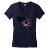 moster name Women's V-Neck T-Shirt