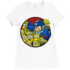 mega minions Ladies Fitted T-Shirt