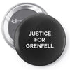 Justice For Grenfell Pin-back button