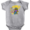 assemble! (yellow outline) Baby Bodysuit