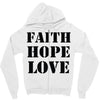 faith hope love Zipper Hoodie
