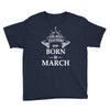 The best teachers are born in March Youth Tee