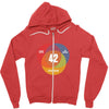 Venn Diagram Zipper Hoodie