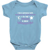 I Love Someone with Hodgkin's Cancer to The Moon and Back to Infinity Baby Bodysuit