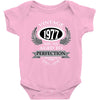 vintage quality without compromise 1977 aged to perfection Baby Bodysuit