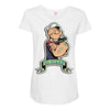 go vegan 5 Maternity Scoop Neck T-shirt