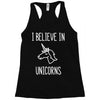 i believe in unicorns 2 Racerback Tank