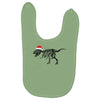 t rex skeleton santa claus Baby Bibs