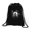 back to modern times Drawstring Bags