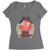 who knows sign language Women's Triblend Scoop T-shirt